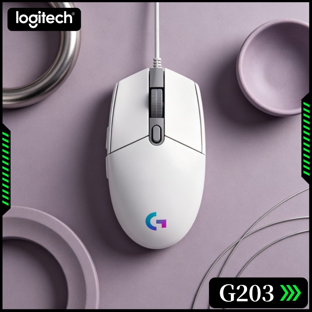Logitech Mouse G203 - Logitech G203 Kabelgebundene Gaming-Maus, geeignet für