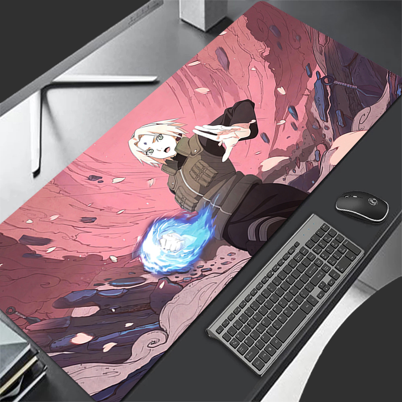 Gaming Keyboard Mini - HD-Mauspad aus Gummi, Mini-PC-Tastaturunterlage, Laptop-Computer-Speed-Schreibtischunterlage, Naruto