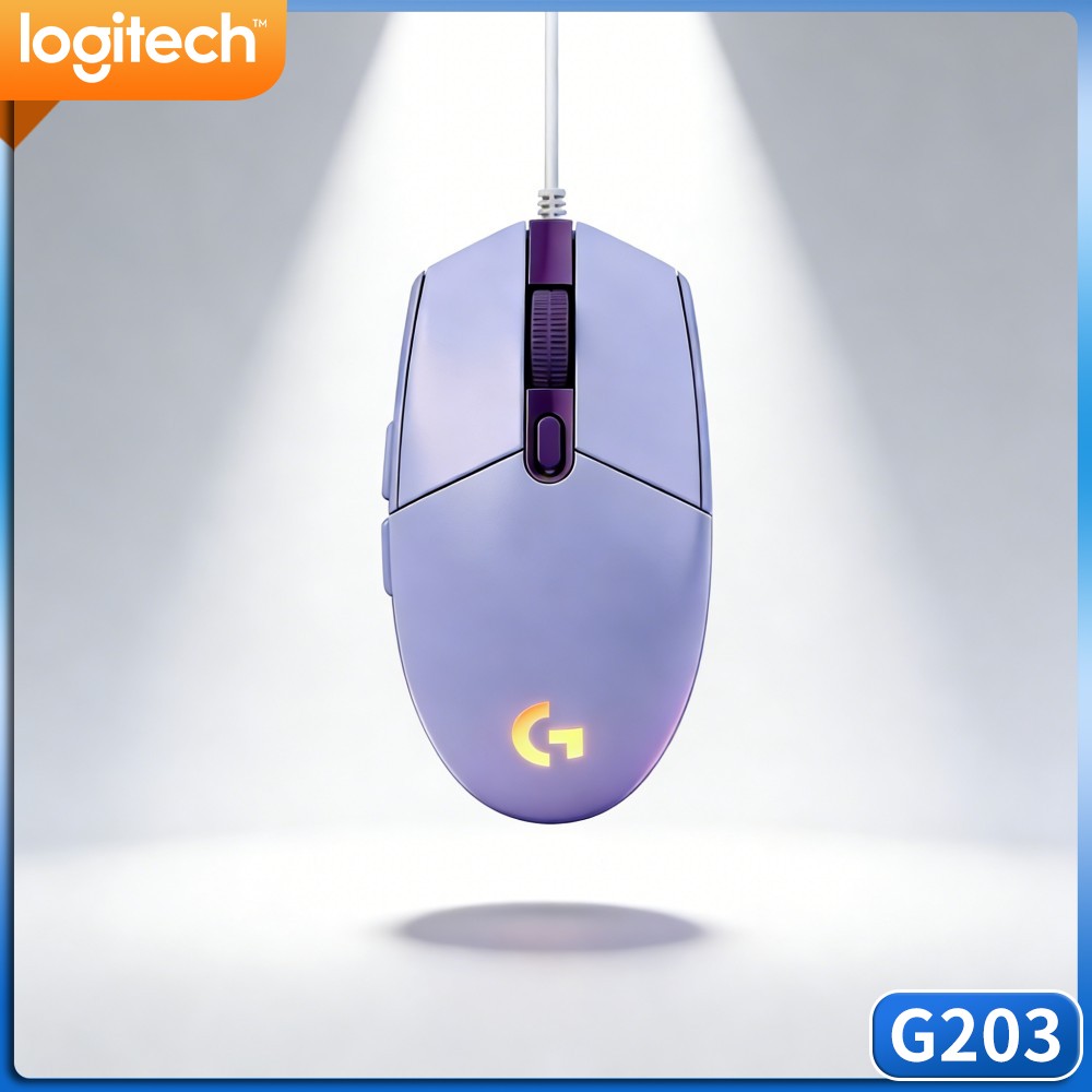 Logitech Mouse G203 - Logitech G203 Kabelgebundene Gaming-Maus mit RGB-Hintergrundbeleuchtung,