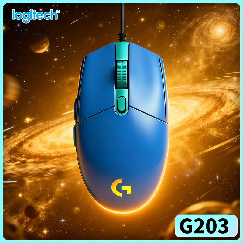 Logitech Mouse G203 - Logitech G203 kabelgebundene Gaming-Maus, praktisch, unkompliziert,