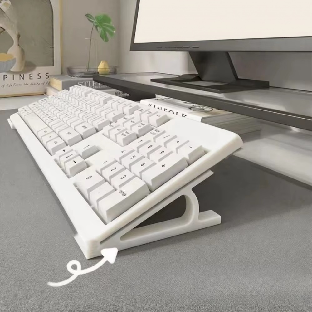 Gaming Keyboard Ergonomics - 2-teiliger ergonomischer Tastaturständer für Büro-Gaming-Setup, rutschfester