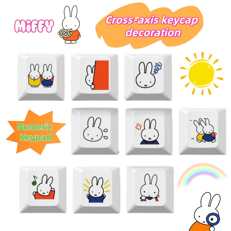 Neue Miffy-Kaninchen-Cartoon-T – Gaming Keyboard Mechanical Bewertung und Preis