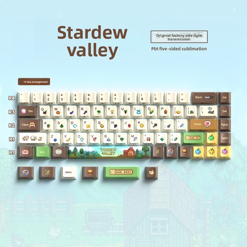 112 Stück Stardew Valley Custo – Gaming Keyboard Mechanical Bewertung und Preis