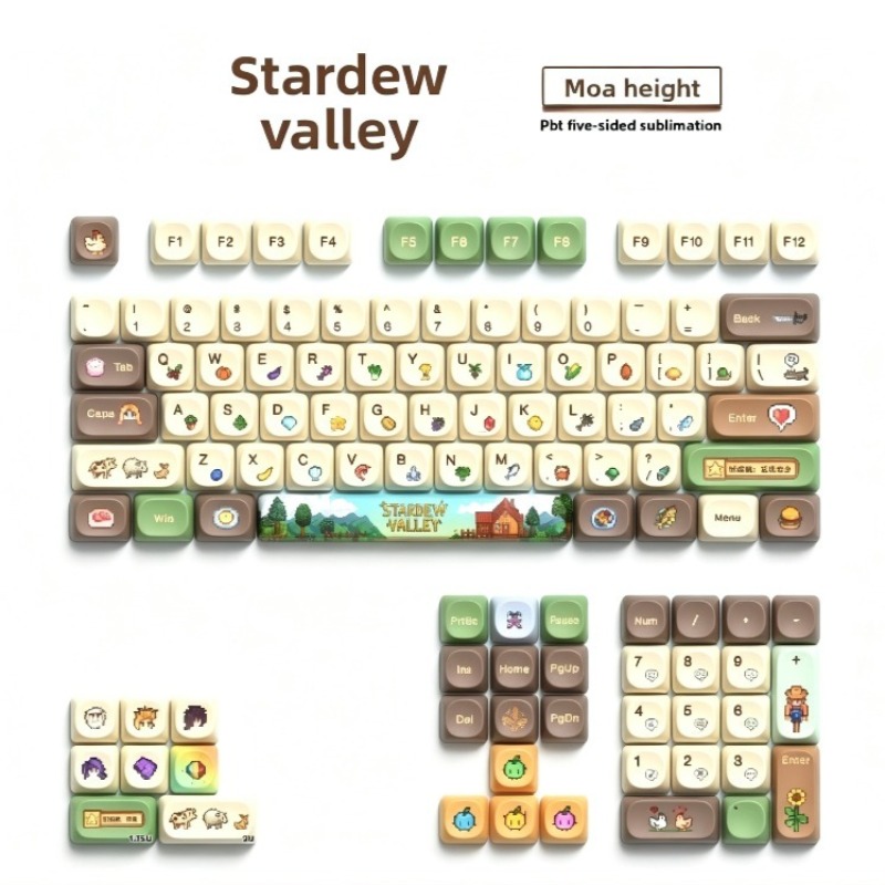 112 Stück Stardew Valley Custo – Gaming Keyboard Mechanical Bewertung und Preis