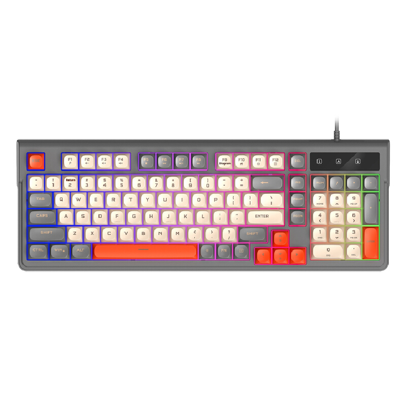 Leise 98-Tasten-Gaming-Tastatu – Gaming Keyboard That Is Quiet Bewertung und Preis