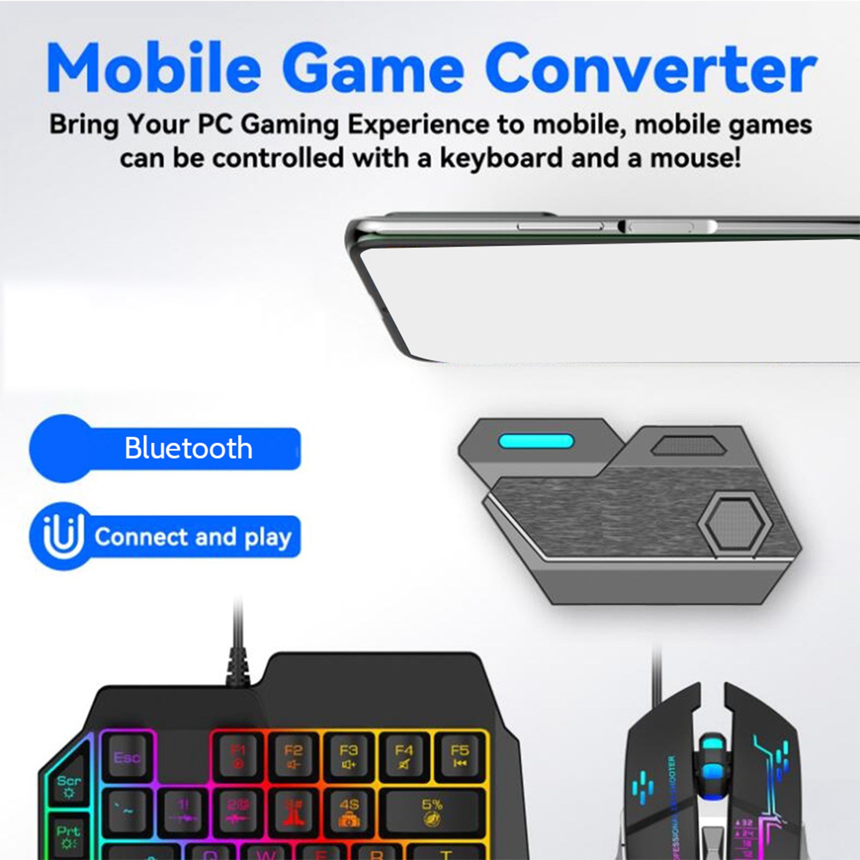ONNL Gamepad Mobile PUBG Contr – Gaming Keyboard And Mouse Converter For Mobile Bewertung und Preis