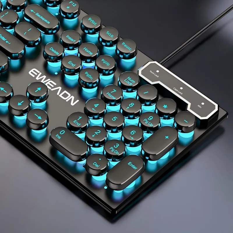 Retro Punk Mechanisches Tastat – Gaming Keyboard Mechanical Bewertung und Preis