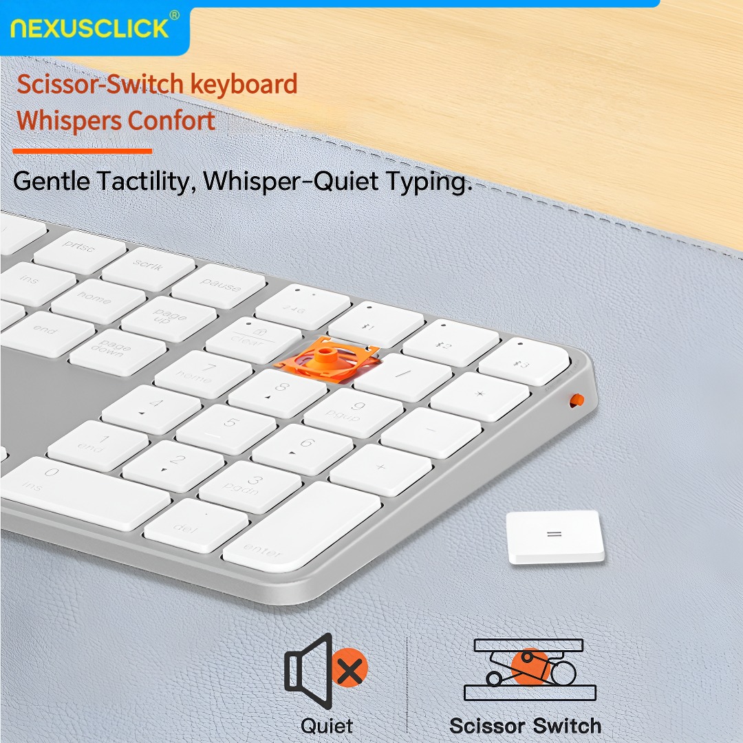 NexusClick Wiederaufladbare Ka – Gaming Keyboard That Is Quiet Bewertung und Preis