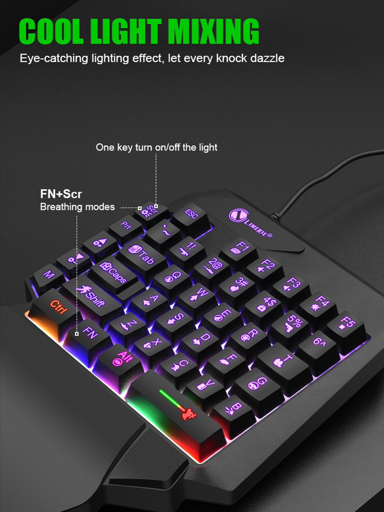 Mechanische Einhand-Gaming-Tas – Gaming Keyboard And Mouse Converter For Mobile Bewertung und Preis