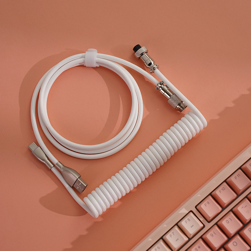 Typ-C USB Aviator Spiralkabel  – Gaming Keyboard Brand Bewertung und Preis