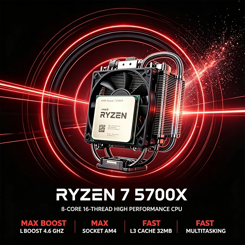 AMD Ryzen 7 5700X Prozessor 8- – Amd Cpu Ryzen 7 Bewertung und Preis