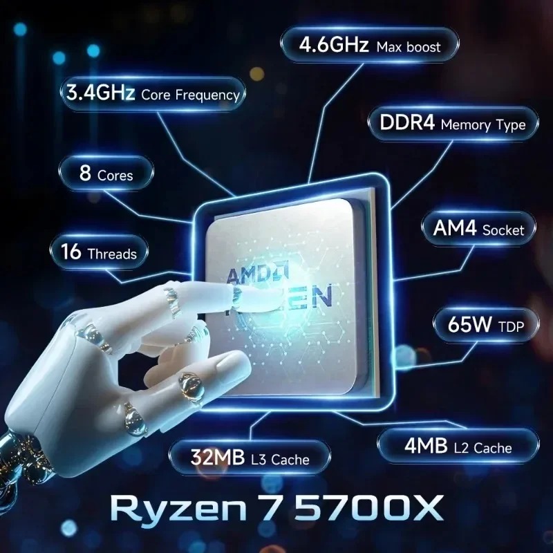 AMD Ryzen 7 5700X 4,6GHz Socke – Amd Cpu Ryzen 7 Bewertung und Preis