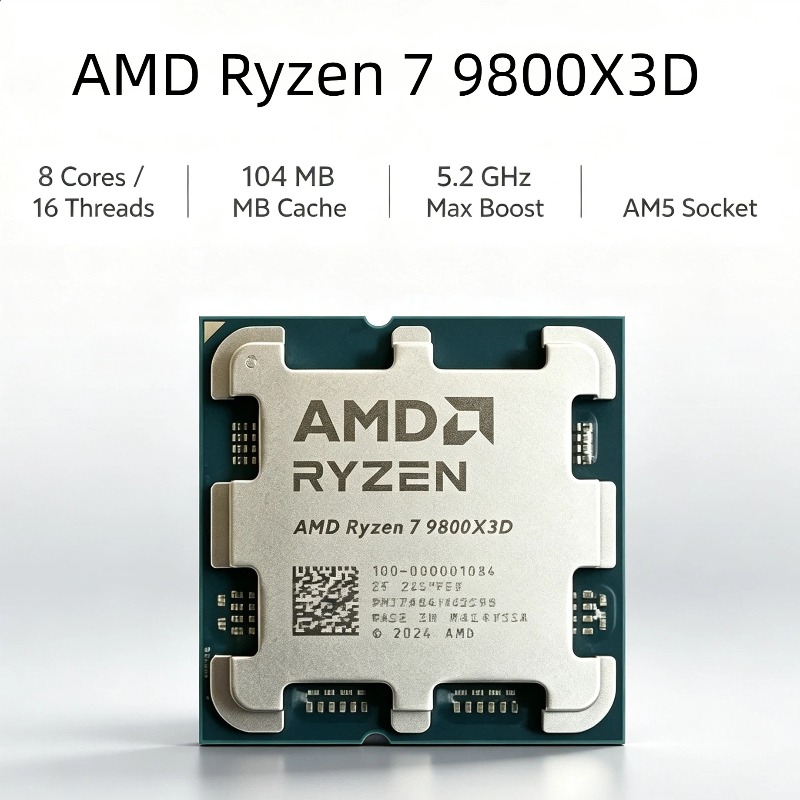 AMD Ryzen 7 9800X3D X3D Cache  – Amd Cpu Ryzen 7 Bewertung und Preis