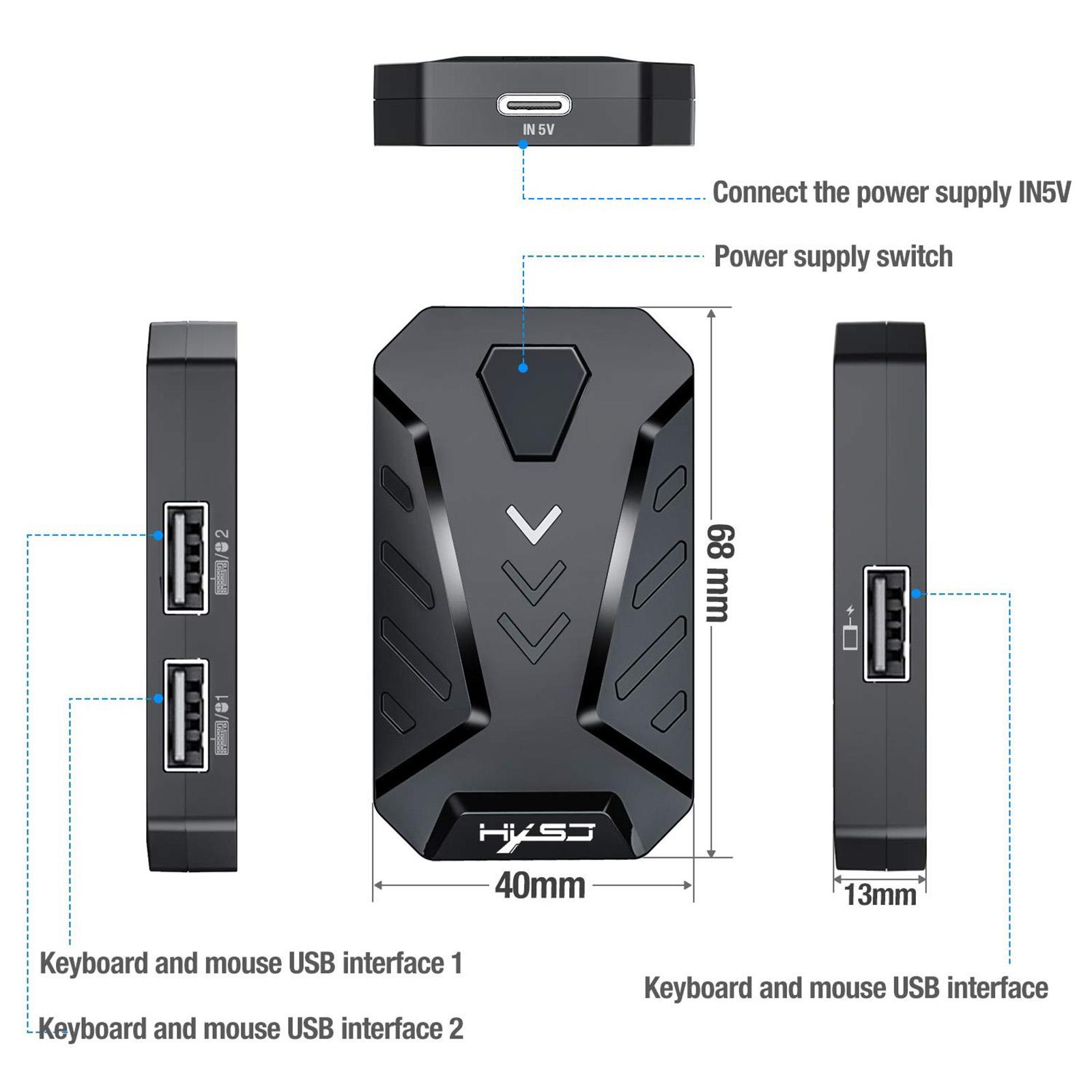 Mobiler Gaming-Tastatur-Maus-K – Gaming Keyboard And Mouse Converter For Mobile Bewertung und Preis