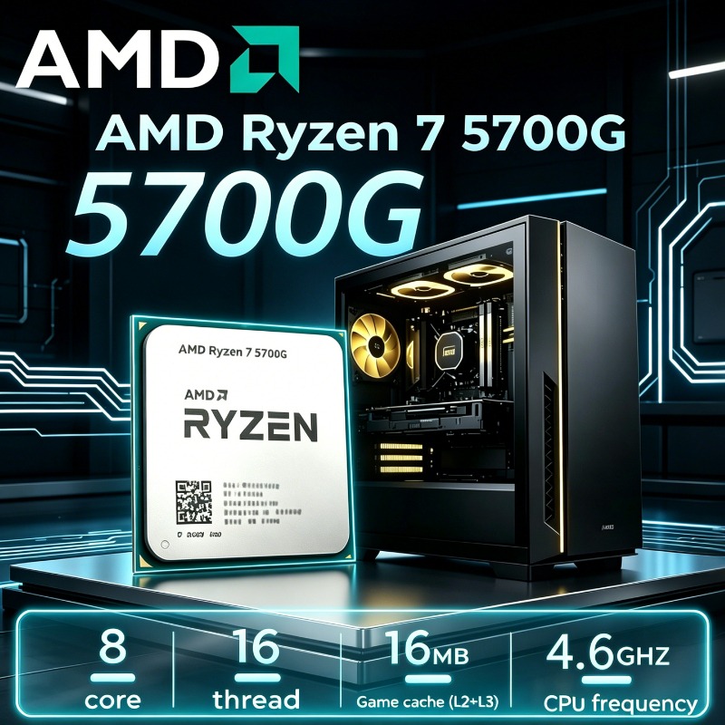 AMD Ryzen 7 5700G, Sockel AM4, – Amd Cpu Ryzen 7 Bewertung und Preis