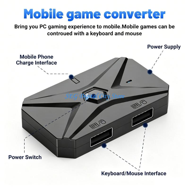 U75B Handyspiel-Tastatur-Maus- – Gaming Keyboard And Mouse Converter For Mobile Bewertung und Preis