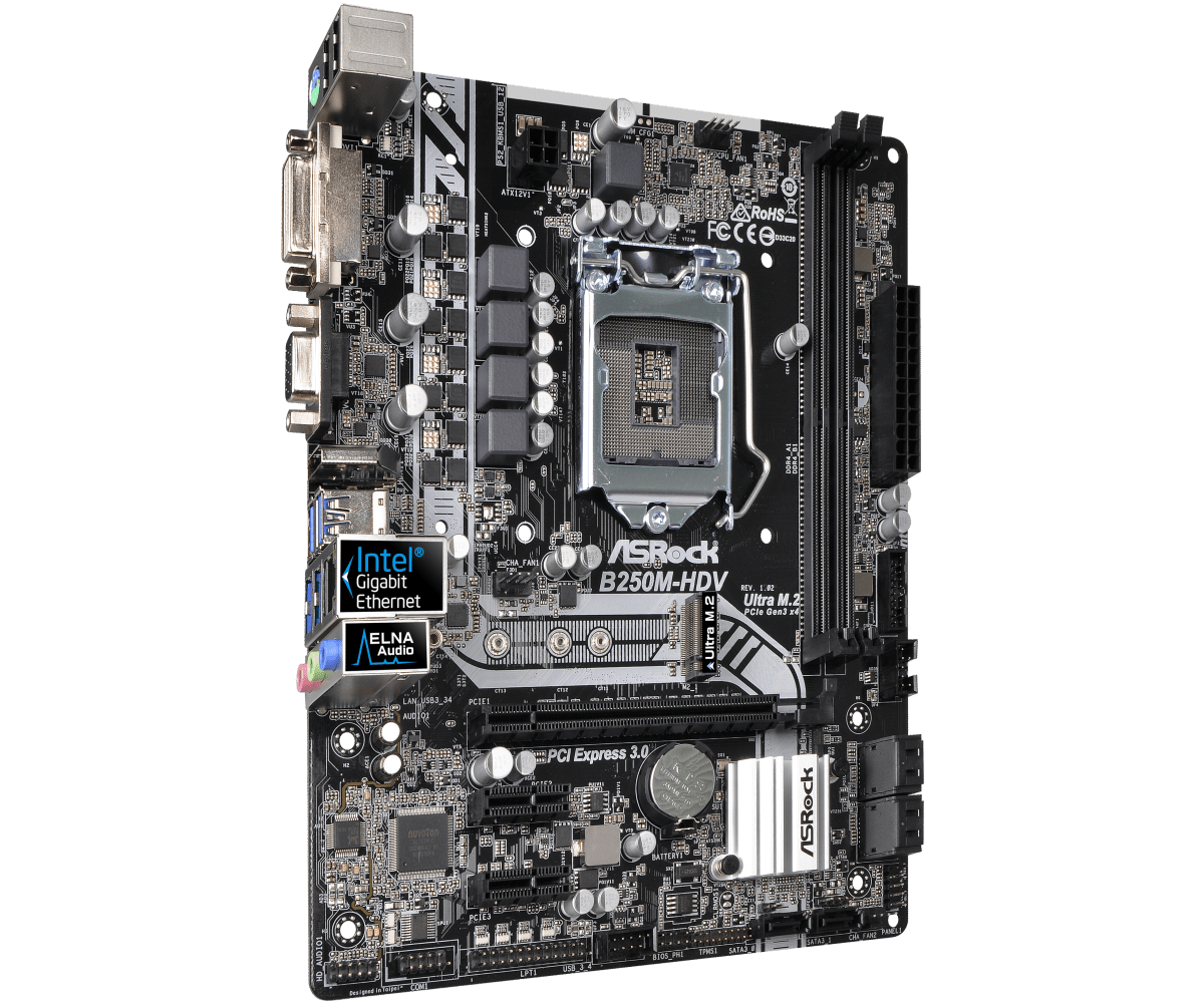 ASRock B250M-HDV Motherboard L – Intel Cpu Core I5 Bewertung und Preis