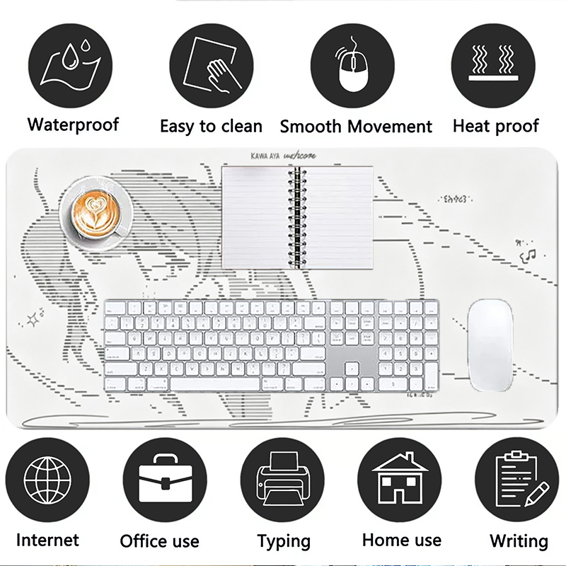 1 Stück Leder-Mauspad Anime En – Gaming Keyboard And Mouse Bewertung und Preis